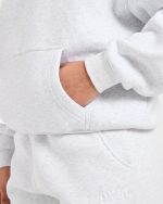 Classic Plush Oversized Hoodie - Heather Grey - Image 6