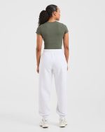 Sports Club Varsity Baby Tee - Forest Green - Image 4