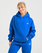AYBL Sports Club Oversized Hoodie - Cobalt - Image 2