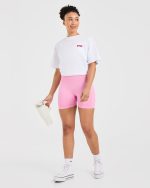 Athletics Retro Oversized T Shirt - White - Image 8