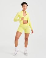 Adapt Seamless Jacket - Spring Yellow - Image 3