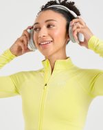 Adapt Seamless Jacket - Spring Yellow - Image 7