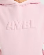 Classic Plush Oversized Hoodie - Pastel Pink - Image 5