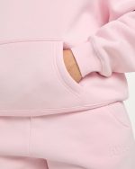 Classic Plush Oversized Hoodie - Pastel Pink - Image 6