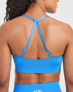 Adapt Seamless Sports Bra - Spring Cobalt - Image 6
