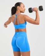 Adapt Seamless Sports Bra - Spring Cobalt - Image 8
