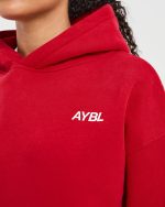 AYBL Sports Club Oversized Hoodie - True Red - Image 5