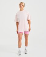 Show Up Oversized T Shirt - Pink - Image 3