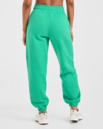 AYBL Sports Club Oversized Joggers - Racing Green - Image 2