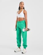 AYBL Sports Club Oversized Joggers - Racing Green - Image 7