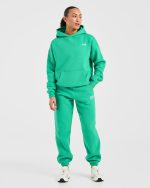 AYBL Sports Club Oversized Joggers - Racing Green - Image 3