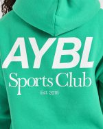 AYBL Sports Club Oversized Hoodie - Racing Green - Image 6