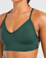 Essential Crossback Sports Bra - Deep Green - Image 5