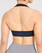 Essential Halterneck Sports Bra - Deep Navy - Image 6
