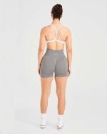 Essential Strappy Sports Bra - White - Image 4