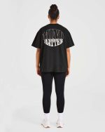 Mind Over Matter Oversized T Shirt - Black - Image 3
