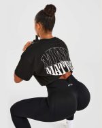 Mind Over Matter Oversized T Shirt - Black - Image 7