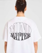 Mind Over Matter Oversized T Shirt - White - Image 6