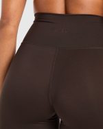 Sculpt Flared Leggings - Deep Cocoa Brown - Image 6