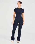 Sculpt T Shirt - Deep Navy - Image 3