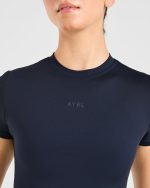 Sculpt T Shirt - Deep Navy - Image 5