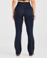 Sculpt Flared Leggings - Deep Navy - Image 2