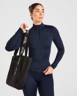 Sculpt Zip Jacket - Deep Navy - Image 7