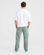 Craft Oversized Straight Leg Joggers - Vintage Sage - Image 4