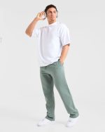 Craft Oversized Straight Leg Joggers - Vintage Sage - Image 7