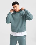 Essential Oversized Hoodie - Dusty Blue - Image 7