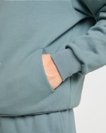 Essential Oversized Hoodie - Dusty Blue - Image 5