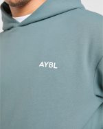 Essential Oversized Hoodie - Dusty Blue - Image 6