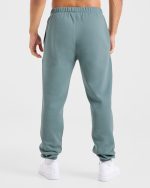 Essential Oversized Joggers - Dusty Blue - Image 2