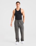 Craft Oversized Straight Leg Joggers - Charcoal - Image 3
