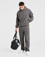 Craft Oversized Straight Leg Joggers - Charcoal - Image 7