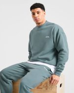 Essential Oversized Sweater - Dusty Blue - Image 7