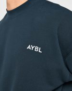 Essential Oversized Sweater - Navy - Image 5