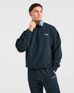 Essential Oversized Sweater - Navy - Image 7