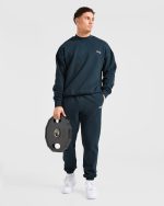 Essential Oversized Sweater - Navy - Image 8
