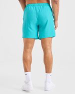 Core 7" Shorts - Aqua Blue - Image 2