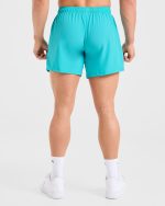 Core 5" Shorts - Aqua Blue - Image 2