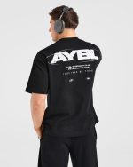 Orbit Oversized T Shirt - Black - Image 7