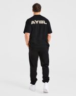 Blur Oversized T Shirt - Black - Image 3