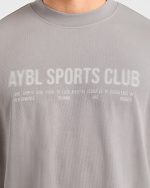 Sports Club Dot Oversized T Shirt - Cloud Grey - Image 5