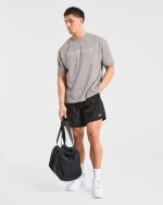 Sports Club Dot Oversized T Shirt - Cloud Grey - Image 8