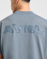 Blur Oversized T Shirt - Steel Blue - Image 5