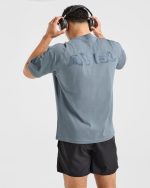 Blur Oversized T Shirt - Steel Blue - Image 7