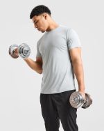Origin T Shirt - Light Grey - Image 8