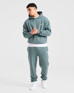 Essential Oversized Hoodie - Dusty Blue - Image 3
