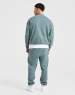 Essential Oversized Sweater - Dusty Blue - Image 4